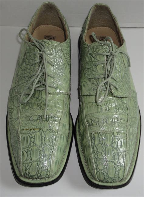 mens fake alligator shoes|men's alligator shoes near me.